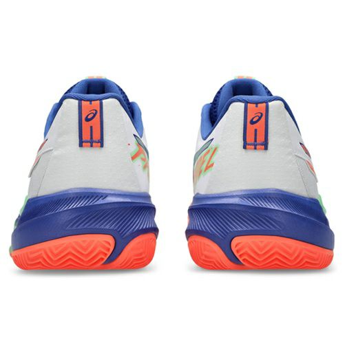 アシックス ゲルチャレンジャー 15 パデル ホワイト ビビッドコーラル 2025