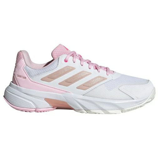 アディダス コートジャム コントロール 3 クラウドホワイト ルシッドピンク レディース 2025