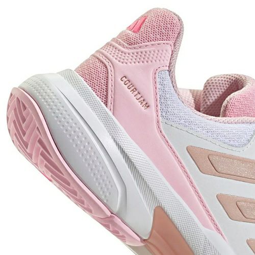 アディダス コートジャム コントロール 3 クラウドホワイト ルシッドピンク レディース 2025