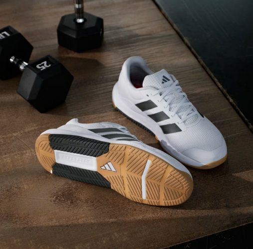 アディダス ドロップセット ベース トレーニングシューズ ホワイト