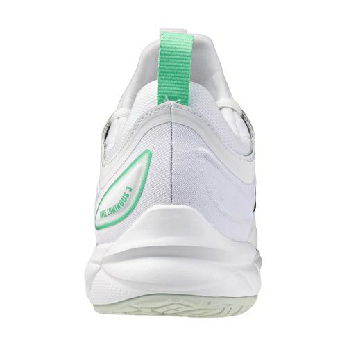 ミズノ ウエーブ ルミナス 3 ホワイト フローズンエメラルド 2025