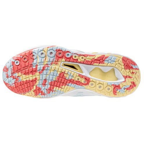 ミズノ ウエーブ ルミナス 3 ホワイト カリプソコーラル レディース 2025