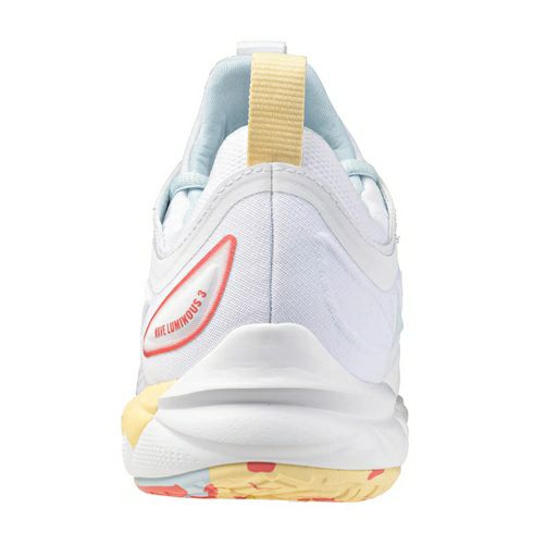 ミズノ ウエーブ ルミナス 3 ホワイト カリプソコーラル レディース 2025