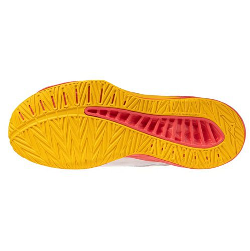 ミズノ サンダーブレード Z ミッドカット ホワイト ファイアリーコーラル 2025