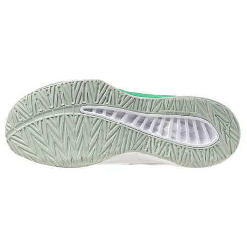 ミズノ サンダーブレード Z ミッドカット ホワイト フローズンエメラルド 2025