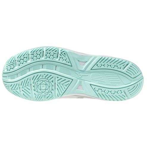 ミズノ サイクロン スピード 5 ホワイト ブルーティント レディース 2025