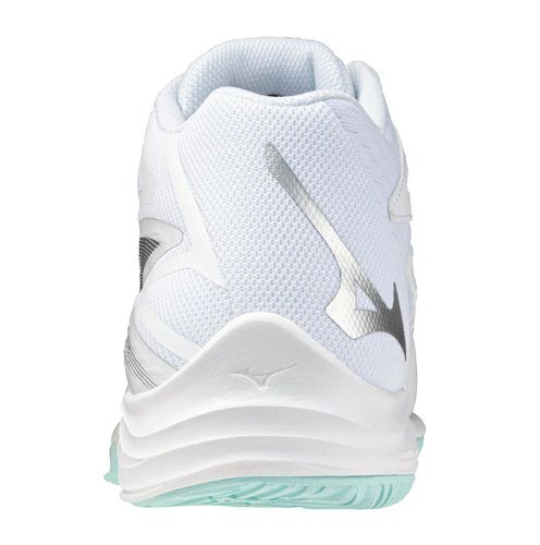 ミズノ サンダーブレード Z ミッドカット ホワイト ブルーティント レディース 2025