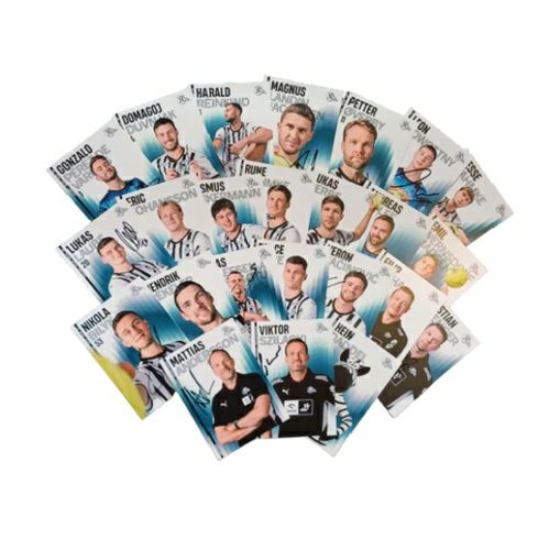 サイン入りカードセット A6 2025/26