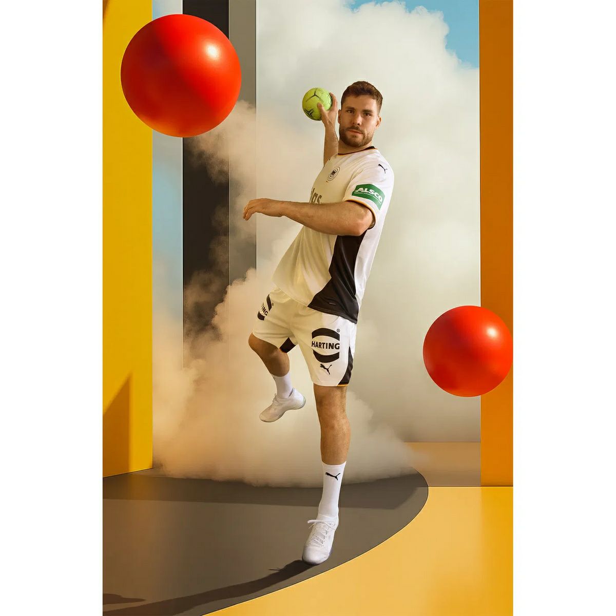 プーマ ハンドボール ドイツ代表 ユニフォーム パンツ 