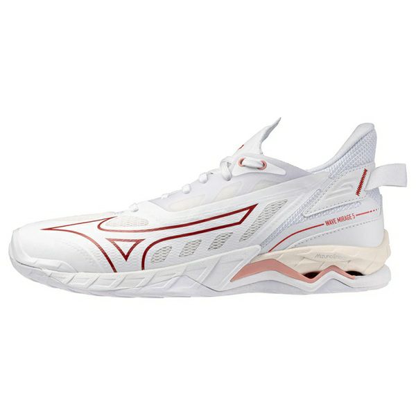 ミズノ ウエーブ ミラージュ 5 ホワイト ローズエレガンス レディース 2026