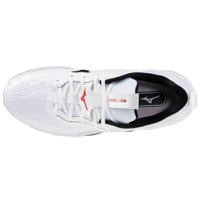 ミズノ ウエーブ ステルス ネオ 2 ホワイト ファイアリーレッド 2026