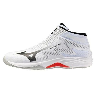ミズノ ライトニング セレクト ミッドカット ホワイト ファイアリー
