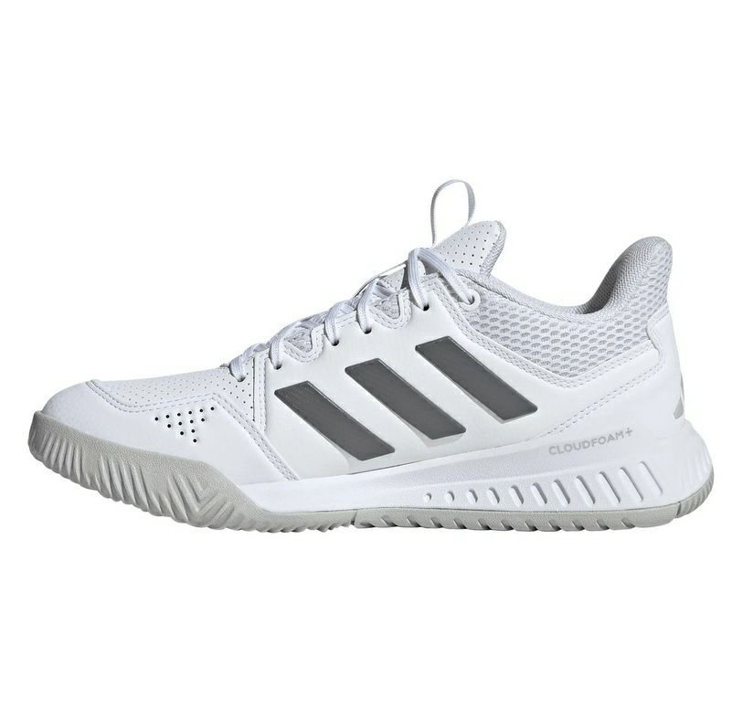 アディダス コートフライト レディース ホワイト グレー 2026