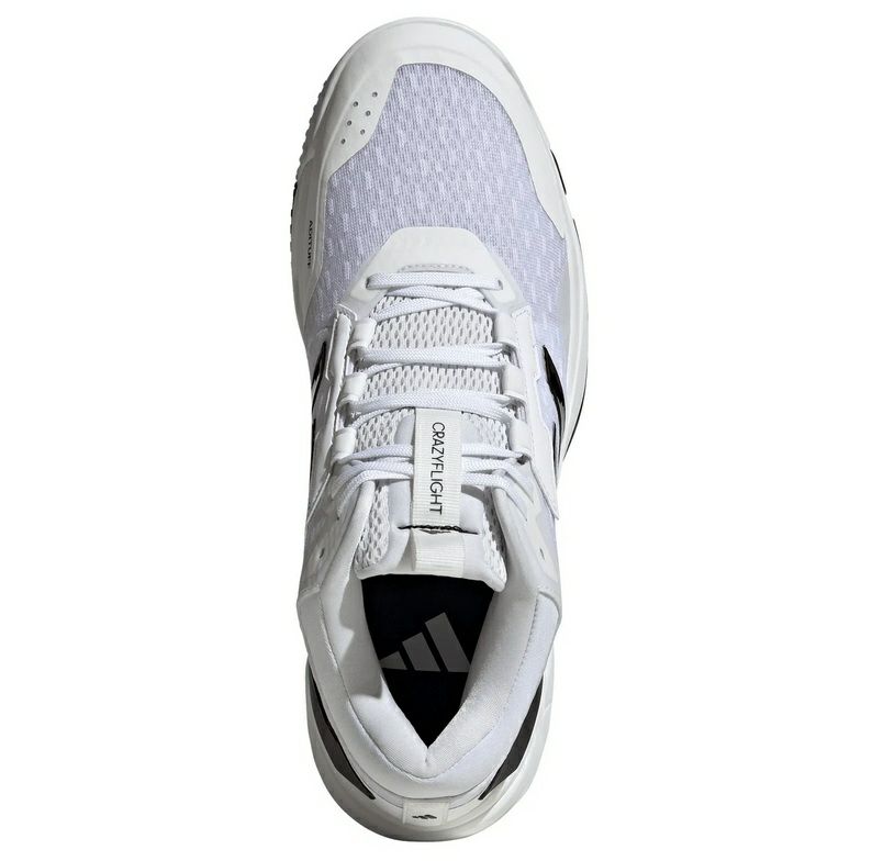 アディダス クレイジーフライト 6 ミッドカット ホワイト コアブラック