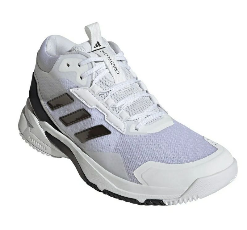 アディダス クレイジーフライト 6 ミッドカット ホワイト コアブラック