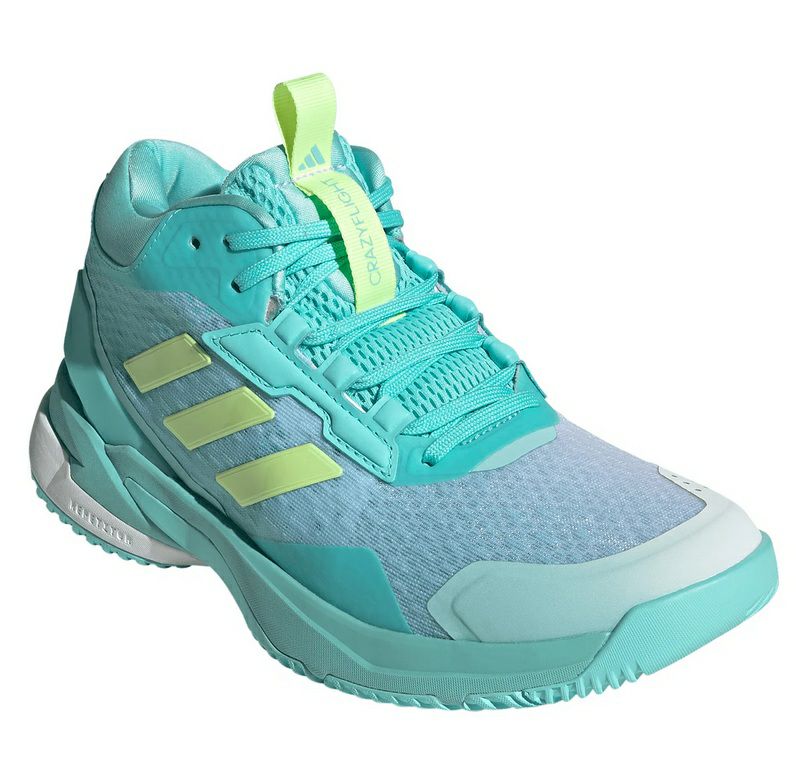 アディダス クレイジーフライト 6 ミッドカット レディース フラッシュアクア 2026