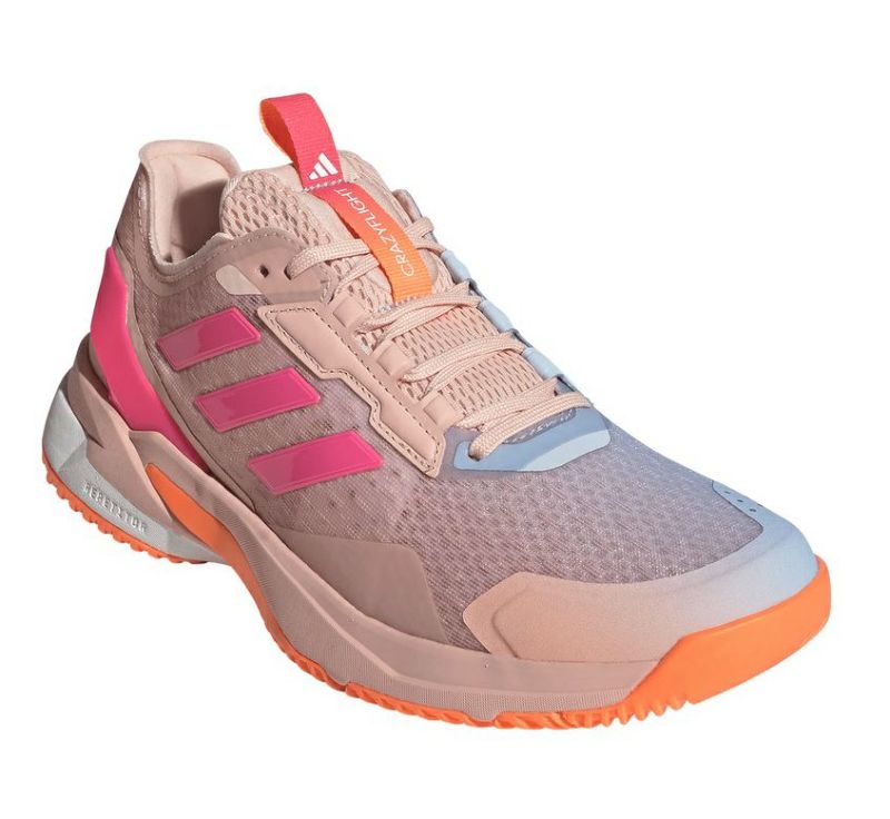 アディダス クレイジーフライト 6 レディース クリアピンク&ブルー