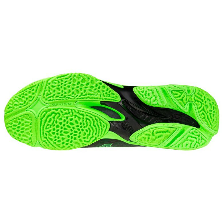 ノーバイト ヒレミノー オリカラ 未使用美品 ミズノ ウエーブ ライトニング エリート MID ブラック グローイング