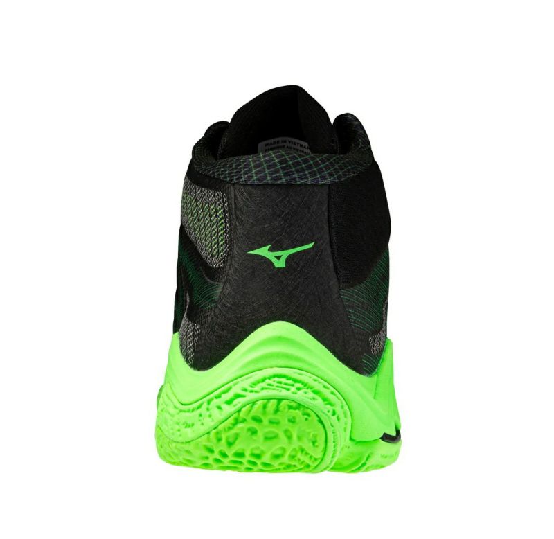 ミズノ ウエーブ ライトニング エリート MID ブラック グローイング