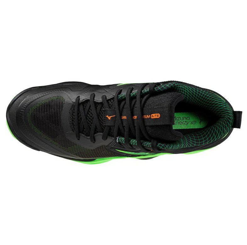 ミズノ ウエーブ モーメンタム エリート ミッドカット ブラック