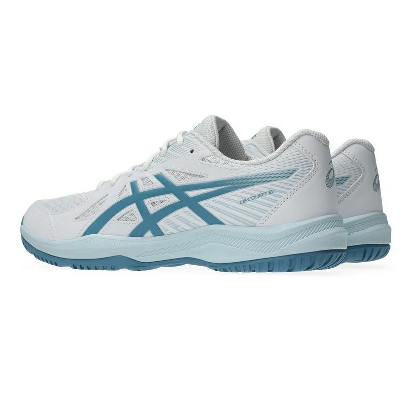アシックス アップコート 6 ホワイト サバブルー 2026