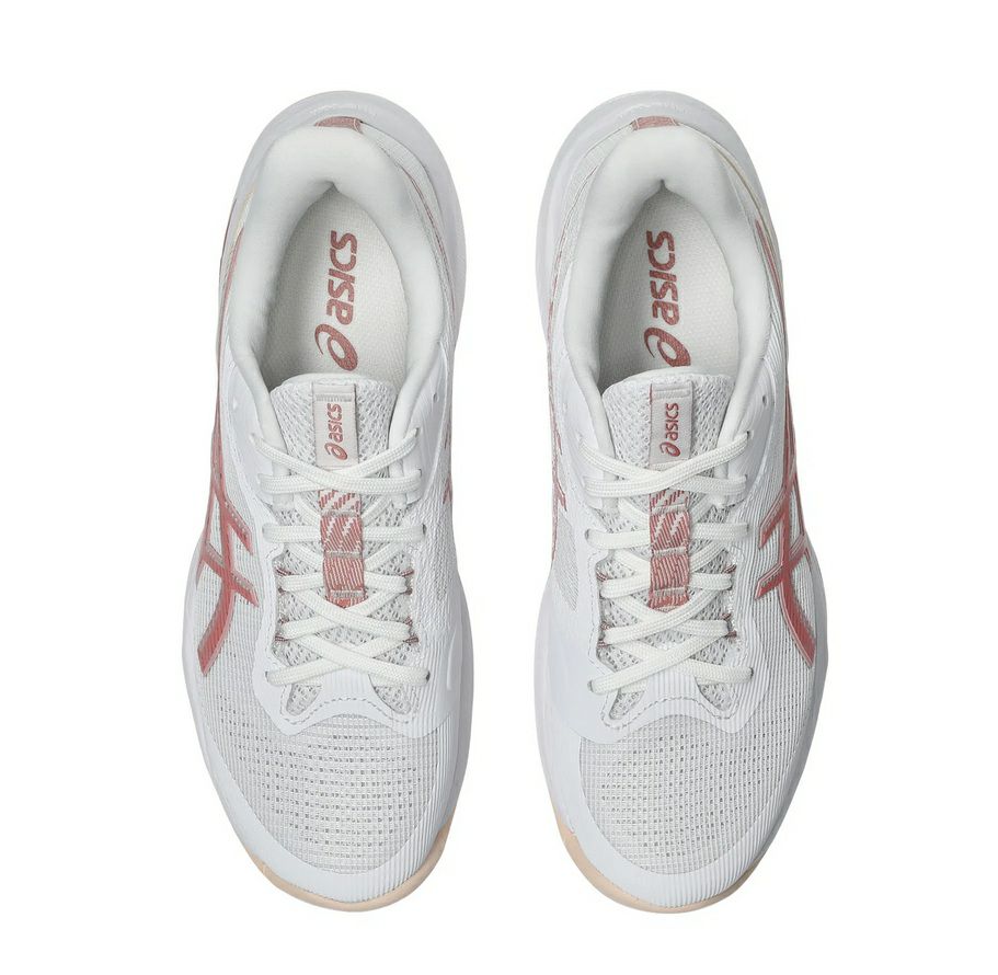 アシックス ネットバーナー バリスティック FF 4 レディース ホワイト ローズルージュ 2026