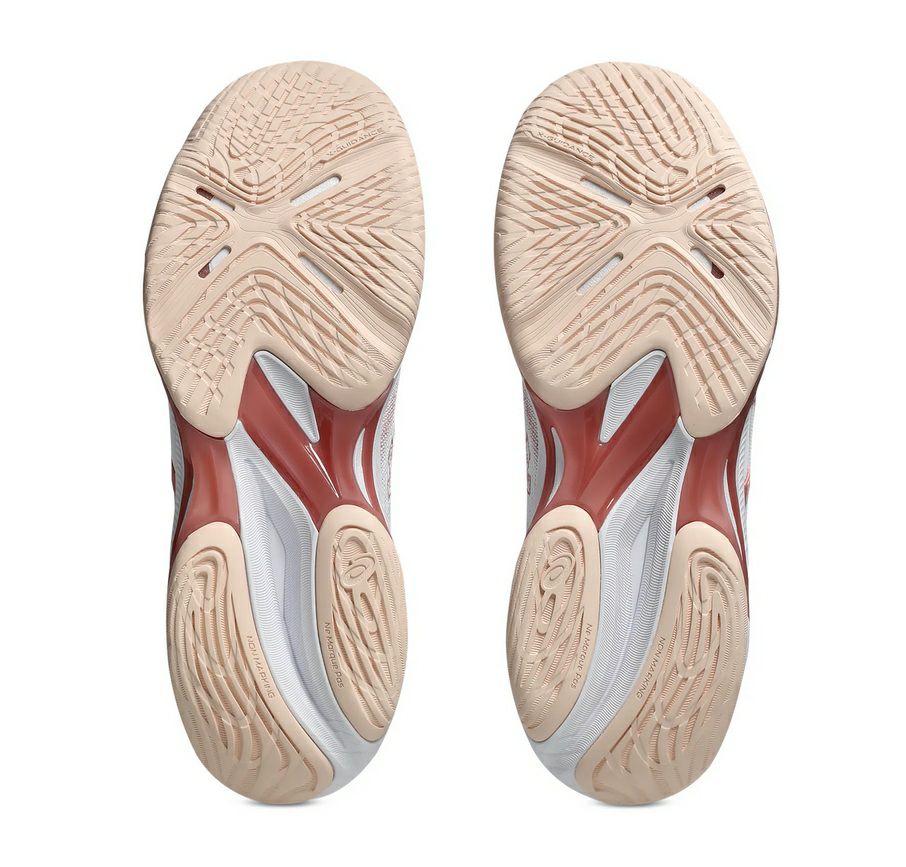 アシックス ネットバーナー バリスティック FF 4 レディース ホワイト ローズルージュ 2026