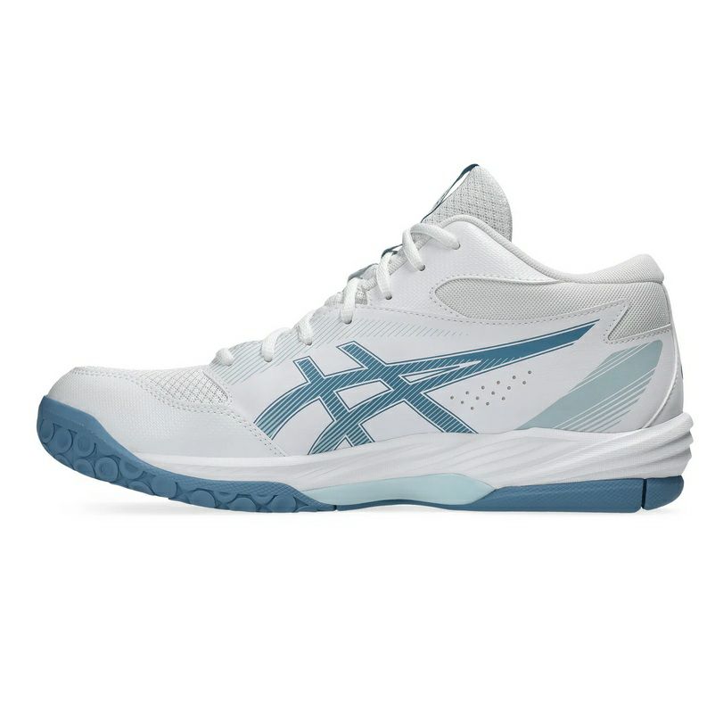 アシックス ゲルタスク 4 ミッドカット ホワイト サバブルー 2026