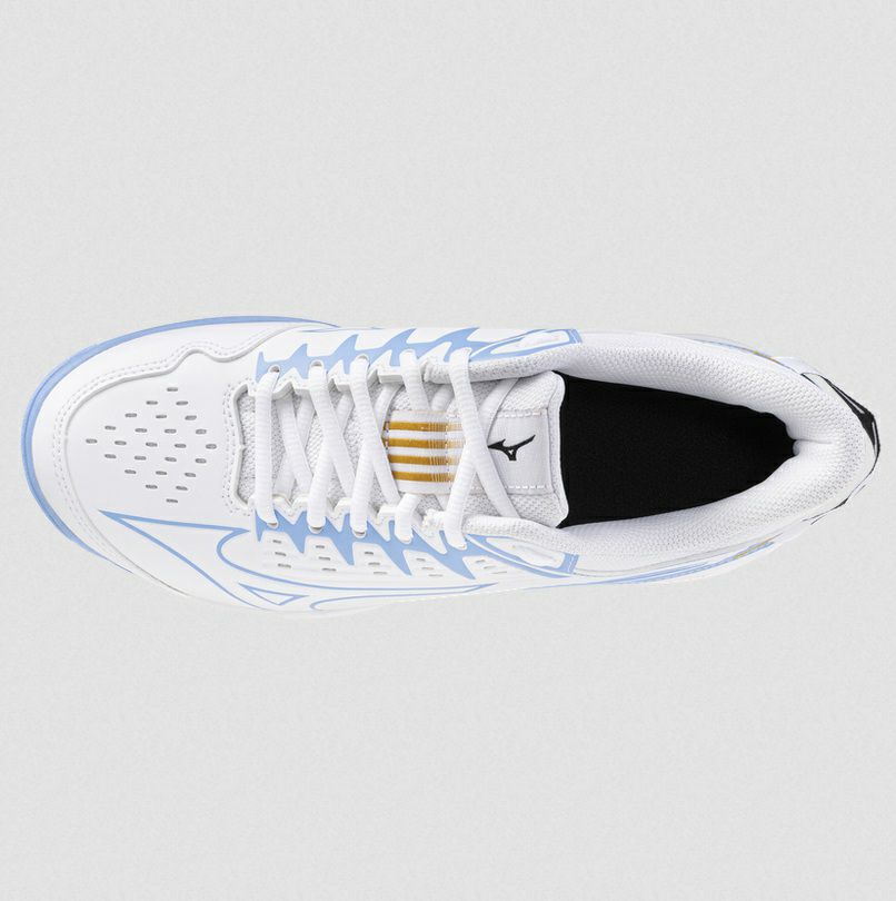 ミズノ ウエーブ リンクス 2 ジュニア ホワイト セレステ 2026