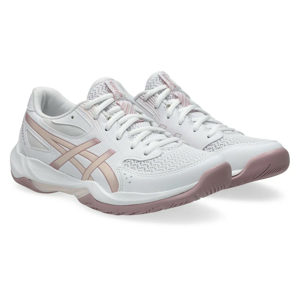  アシックス ゲルロケット 12 レディース ホワイト パールピンク 2026