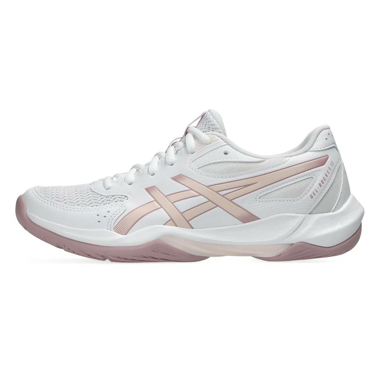  アシックス ゲルロケット 12 レディース ホワイト パールピンク 2026