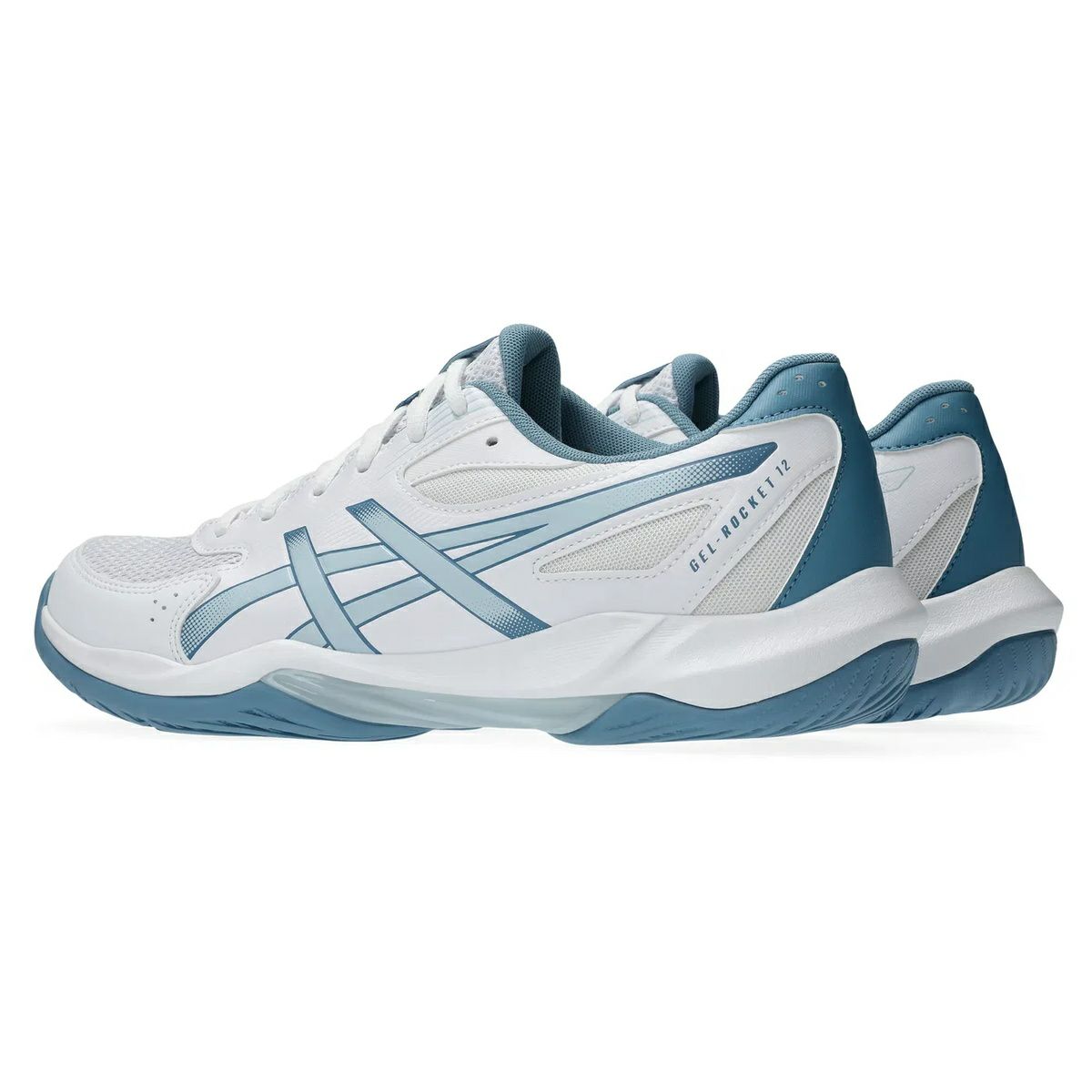 アシックス ゲルロケット 12 ホワイト クールグレー 2026