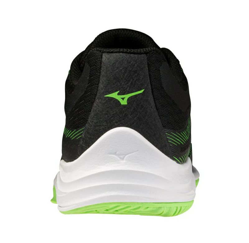 ミズノ ライトニング スター ジュニア ブラック ジャスミングリーン